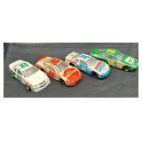 4 NASCAR 1:24 Scale Die Cast Cars