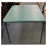 Green Cosco Card Table