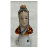 Vintage Mini Porcelain Chinese Theatre Half Doll