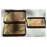 Japan Serving Trays Vintage