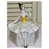 Art Deco Lady trinket box