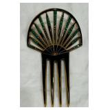 Antique Art Deco Celluloid Hair Comb