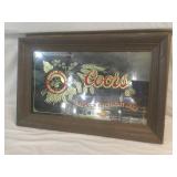 COORS 1976 SMOKED MIRROR BAR SIGN