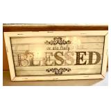 We Are Blessed Wall Hanging Artwork