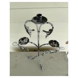 Ornate Metal Table Top Candle Holder