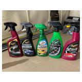 Lot of Five Car Care Cleaners A