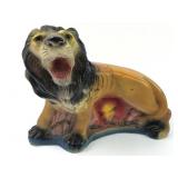 Vintage Carnival Chalkware Lion Statue