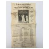 1916 Peters Tom Thumb Wedding Fundrasier