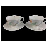 Lenox Dragonfly & Butterfly Meadow Tea Cups +