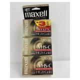 (3) NEW Maxwell Camcorder Tapes