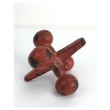 Red Cast Iron Jax Doorstop