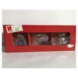 Christmas Corner Clear Plastic Ornaments