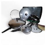 Mixed lot Kitchen Pans & More