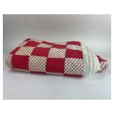 Red & White Polka Dot Quilt