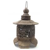 Antique Japanese Cast Iron Lantern