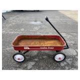 Vintage Radio Flyer 90 Red Metal Wagon