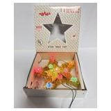 Vintage Star Tree Top Christmas Lighted Star