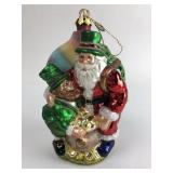 Santa & Leprechaun Ornament