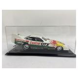 Large John Force Castrol GTX racking car in case