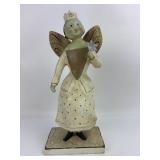 Angel with star rustic figurine - Nicol Sayre