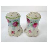 Antique Porcelain Hand Painted Shakers 3"