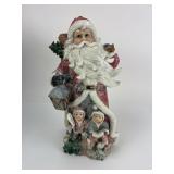 Composite Santa Claus Christmas Statue 15.5 Inch