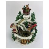 St. Nicholas Musical Fishing Santa Fountain