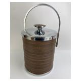 Vtg. Serv-Master ice bucket - faux wood