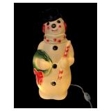 1968 Empiire Plastic Small Snowman Blow Mold