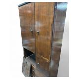 7 foot wooden cabinet