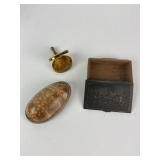 (3) Vintage Storage Boxes/Trinket Boxes