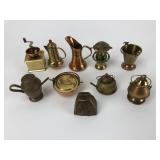 Vintage Grouping of Copper & Brass Miniature