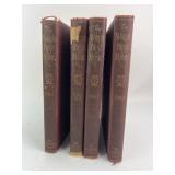 (4) Antique 1921 Vol. 1-4 of The World