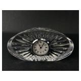 Waterford Crystal Oval Mantle Clock