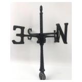 Vtg. Black Metal Weathervane