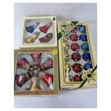 Lot of 3 Boxes of Vintage Christmas Ornaments