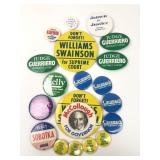 Michigan Courts Political Buttons Collection