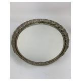 Oval Mirrored Vanity Tray 16 x 12