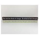 2 Inspirational Quote Wall Hanging 24 x 2 x 1.25"