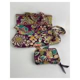 Vtg. Vera Bradley (XL) tote w/wristlet ID wallet