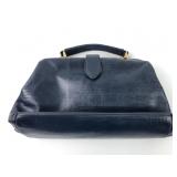 Austin Designs navy blue structured handbag