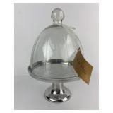 Nicole Miller Home Glass Dome Cake Stand