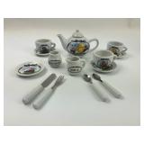 Winnie The Pooh Disney Tea Set Missing Piglet Cup