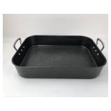 Grand Gourmet Black Roasting Pan with Handles