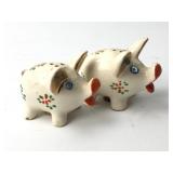 Hand-Painted Ceramic Pig Salt And Pepper Shakers