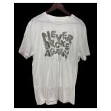 Never Broke Again White T-Shirt X-Large