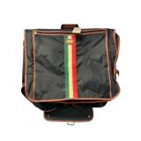 Holiday Black Nylon Striped Garment Bag