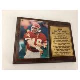 Joe Montana Wall Plaque with Stats