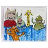 "The Muppet Choir" Signed Painting by Bob Willia