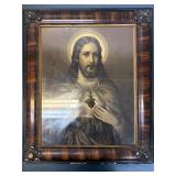 Sacred Heart Jesus Framed Artwork 21.5 x 25.5?